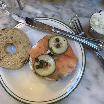 Sadelle's - Smoked Scottish Bagel & Cream Cheese - Bakeries Near Me - New York, New York Sadelle's - Smoked Scottish Bagel & Cream Cheese - Bakeries Near Me - New York, New York