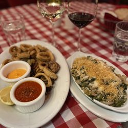Alchemist Bar - Calamari and Utica greens