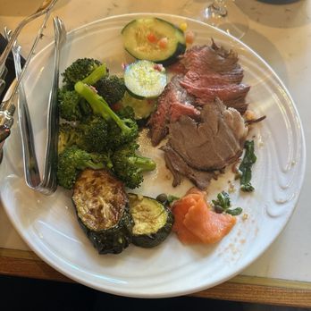 Fogo de Chão - Veggies, top sirloin, and porkchops - Brazilian Near Me - Pasadena, California
