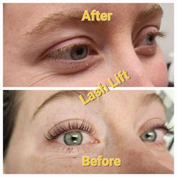 Pure Wax - Lash Lift Before and After