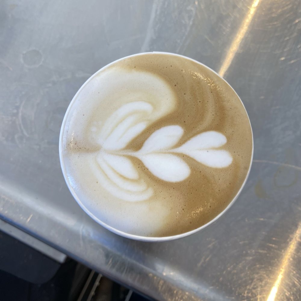 Salted caramel latte Salted caramel latte