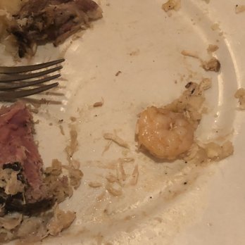 Blue Marlin - Boiled shrimp on Center Cut Filet Mignon. Horrible. - Seafood Near Me - Columbia, South Carolina Blue Marlin - Boiled shrimp on Center Cut Filet Mignon. Horrible. - Seafood Near Me - Columbia, South Carolina