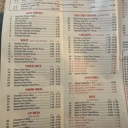 Panda Inn - Menu