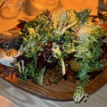 Sugo Social - Grilled Branzino - New American Near Me - Rolling Hills Estates, California
