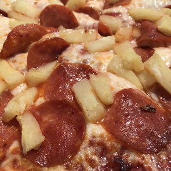 Pisa Pizza N Chick - Pepperoni Pineapple well done - Pizza Near Me - San Bernardino, California Pisa Pizza N Chick - Pepperoni Pineapple well done - Pizza Near Me - San Bernardino, California