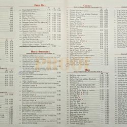 New Wok - New Menu as of 3/17/24.