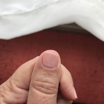 1 Solar Nails - What shape is this supposed to be? - Nail Salons Near Me - Franklin, New Hampshire