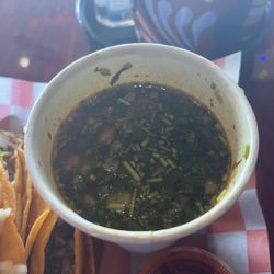 Los Barbaros Birria - Broth was flavorful
