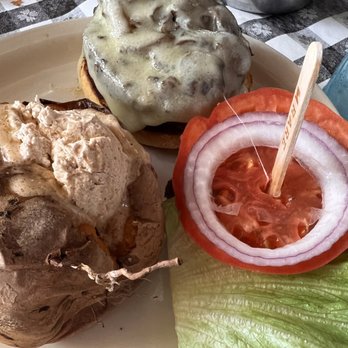 Cody's Roadhouse - Mushroom & Swiss Burger - American Near Me - Lady Lake, Florida