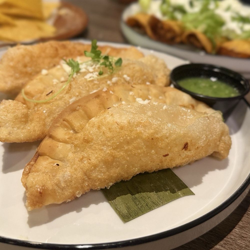 Jalisco Town Modern Mexican Grill - three chicken empanadas - Mexican Near Me - Gainesville, Florida Jalisco Town Modern Mexican Grill - three chicken empanadas - Mexican Near Me - Gainesville, Florida