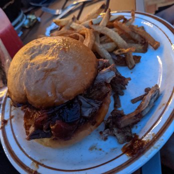 Nick's - Pulled Pork Sandwich & Fries - Barbeque Near Me - Ocean City, Maryland