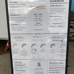 Menu - July 9, 2025