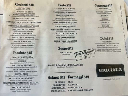 Menu photo 1 Briciola New York, NY
