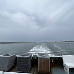 Hy-Line Cruises - View from the stern, leaving Nantucket
