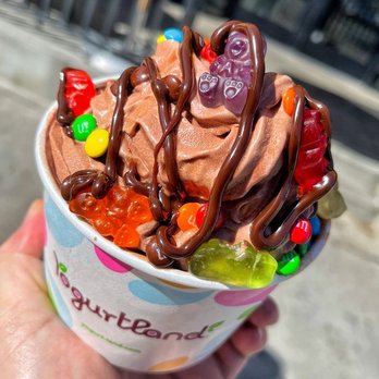 Yogurtland - Custom Frozen Yogurt Creation - Chocolate Swirl - Ice Cream & Frozen Yogurt Near Me - Culver City, California Yogurtland - Custom Frozen Yogurt Creation - Chocolate Swirl - Ice Cream & Frozen Yogurt Near Me - Culver City, California