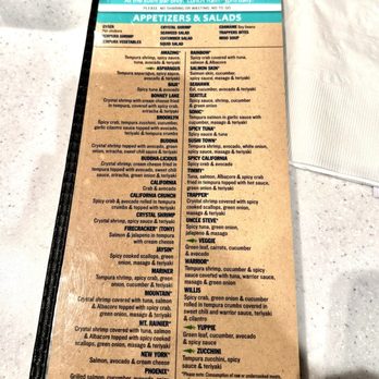 Trapper's Sushi - All you can eat lunch menu - Asian Fusion Near Me - Avondale, Arizona