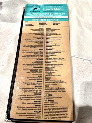 Menu photo 4 Trapper's Sushi Avondale, AZ
