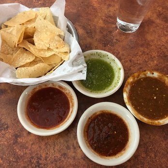Abuelo's Mexican Restaurant - Chips and a sampling of their salsa! - Mexican Near Me - Tulsa, Oklahoma Abuelo's Mexican Restaurant - Chips and a sampling of their salsa! - Mexican Near Me - Tulsa, Oklahoma