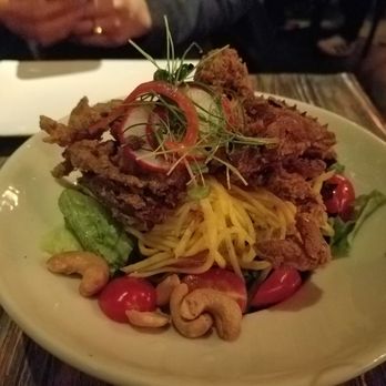 Up Thai - Soft shelled crab with mango salad - Thai Near Me - New York, New York