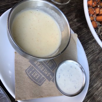 Eureka! - Cheese sauce and side of ranch - American Near Me - Carlsbad, California Eureka! - Cheese sauce and side of ranch - American Near Me - Carlsbad, California