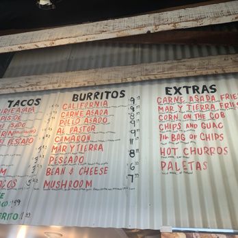 The Taco Stand - Menu - Tacos Near Me - Encinitas, California