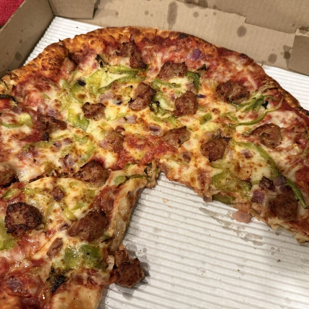 Barro's Pizza - Create your own (sausage, onion, green pepper) - Pizza Near Me - San Tan Valley, Arizona