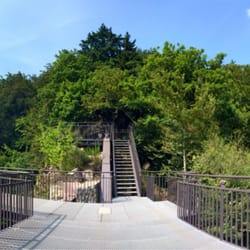 Weser Skywalk - Blick zurück auf den Berg