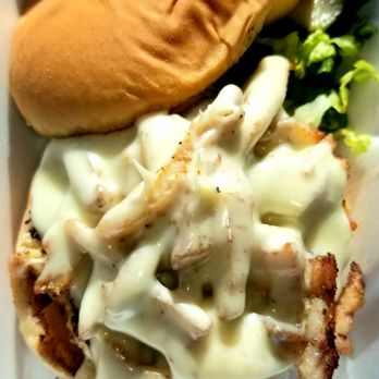 Tiki Grill - Crab Cake Pork Belly sandwich. Delicious! - Comfort Food Near Me - Flagstaff, Arizona Tiki Grill - Crab Cake Pork Belly sandwich. Delicious! - Comfort Food Near Me - Flagstaff, Arizona