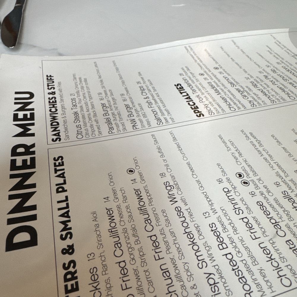 Parallel 47 - Dinner menu - Steakhouses Near Me - Hayden, Idaho Parallel 47 - Dinner menu - Steakhouses Near Me - Hayden, Idaho