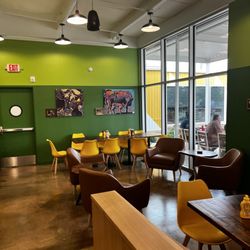 The Icehouse Project - Inside creamery dinning area