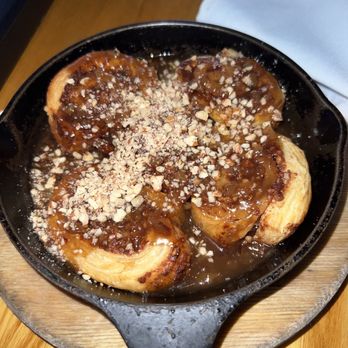 Batch Local Kitchen - Cast Iron Pecan Cinnamon Rolls - Cocktail Bars Near Me - West Palm Beach, Florida