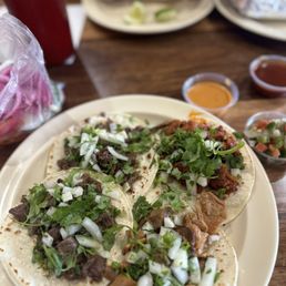 Tacos de Asada, pastor and Buche!