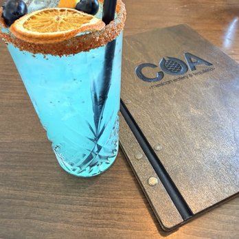 Coa Mexican Eatery - Blue Margarita - Mexican Near Me - La Conner, Washington
