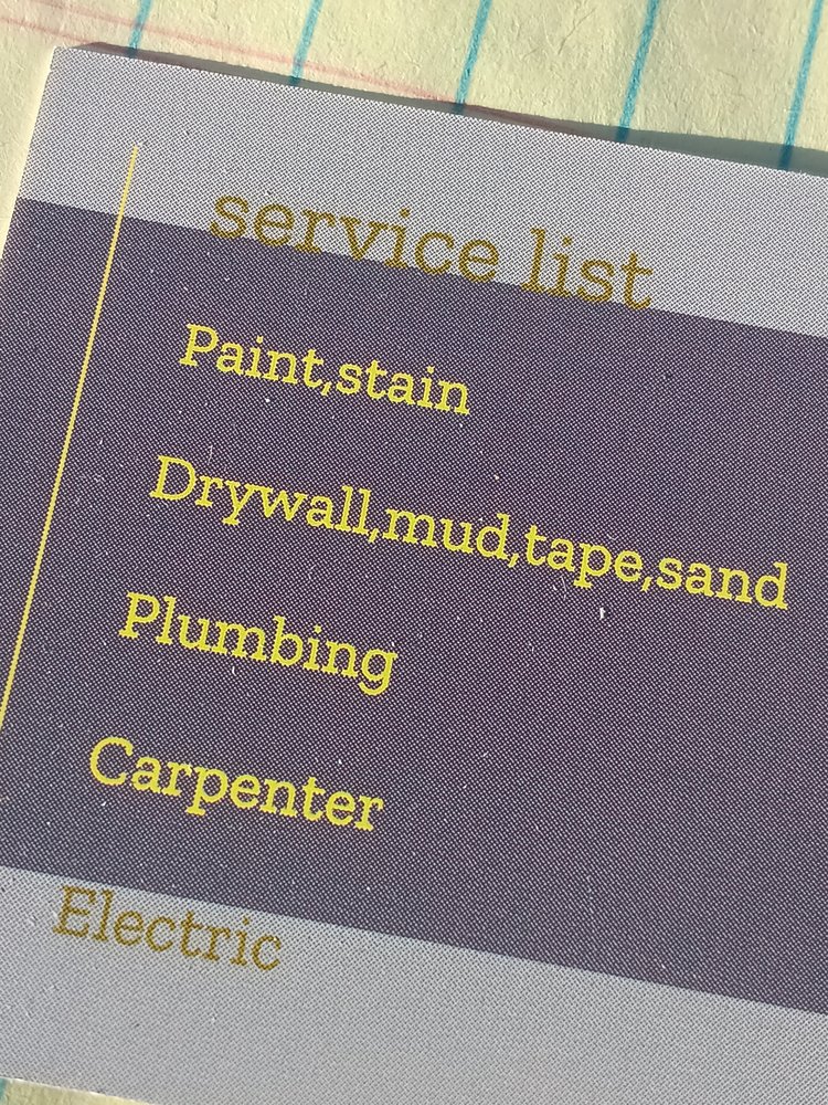 Slide of Triple Jay Construction