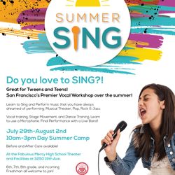 Inspire Music Center - Inspire Music's Summer Sing camp for 7th-9th graders.