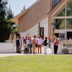 Church of the Valley - Sunday fellowship after the service.
