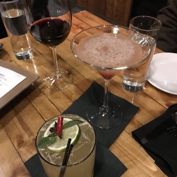 Fahrenheit 132 - Glass of Cabernet, the "ticket to Thailand" and the "Fahrenheit Infusion" - Steakhouses Near Me - Fredericksburg, Virginia