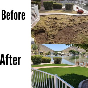 Power Green Landscaping LLC & Tree Service - before and after photos - Landscaping Near Me