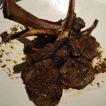 Eddie V's Prime Seafood - Morel Crusted Lamb Chops - Seafood Near Me - Charlotte, North Carolina