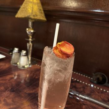 Carthay Circle Restaurant - Rose Petal Soda (yes you can actually eat the flower petals) - New American Near Me - Anaheim, California
