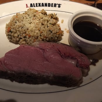 J. Alexander's - Prime rib special with couscous - New American Near Me - Jacksonville, Florida