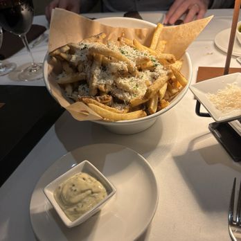 John Howie Steak Restaurant - Parmesan truffle fries with truffle aioli - Steakhouses Near Me - Bellevue, Washington