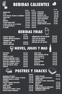 Menu photo 2 The Coffee Shack Culiacán Rosales, SIN Menu photo 2 The Coffee Shack Culiacán Rosales, SIN
