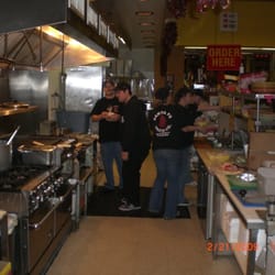 Behind the counter