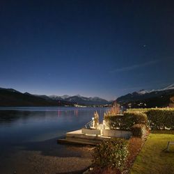 Badehaus Millstatt - Lake view at night