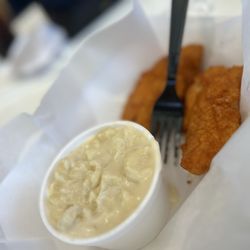 Kukuruku crispy chicken - Macaroni and cheese