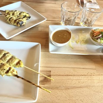 Kachai Thai Kitchen - Bangkok Vendor Chicken Satay (4) - Thai Near Me - Poulsbo, Washington Kachai Thai Kitchen - Bangkok Vendor Chicken Satay (4) - Thai Near Me - Poulsbo, Washington