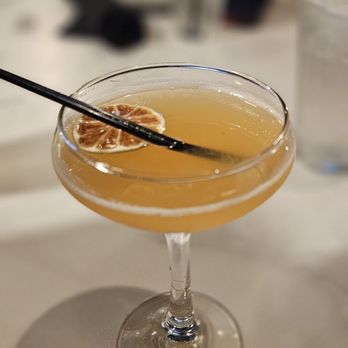 Marley's Bar and Grill - Cheers! This is the "Pretty Peachy" it has Four Roses Burbon, peach syrup, & a hint of ginger! - Salad Near Me - Hyattsville, Maryland