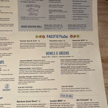 Pacific Catch - Menu - Sushi Bars Near Me - Santa Clara, California Pacific Catch - Menu - Sushi Bars Near Me - Santa Clara, California