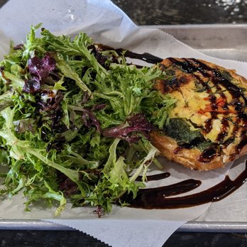 Se7enBites - Veggie quiche with balsamic - Coffee & Tea Near Me - Orlando, Florida Se7enBites - Veggie quiche with balsamic - Coffee & Tea Near Me - Orlando, Florida